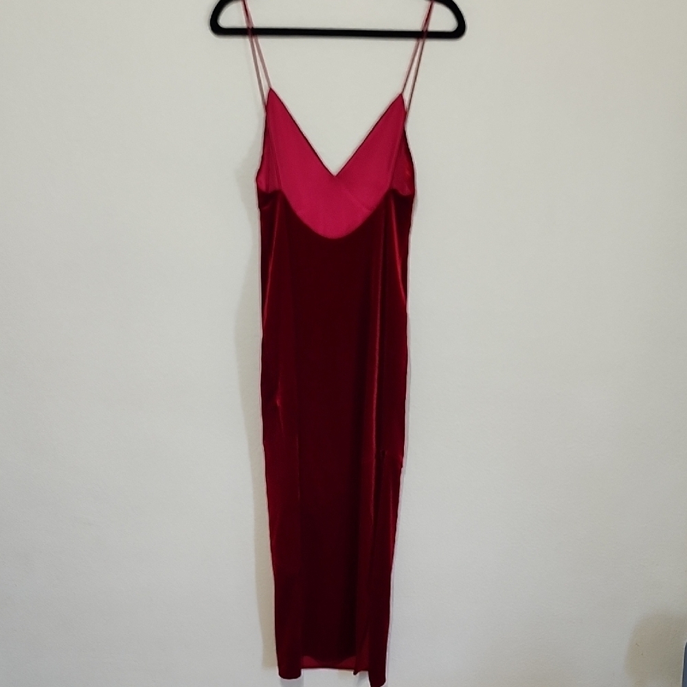 Lovers + Friends Red Spaghetti Strap Slip Dress - Picture 6 of 9